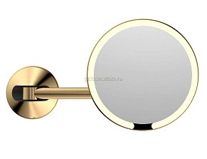Java Java S-M8881LB Зеркало настенное с увеличением 5х, золото