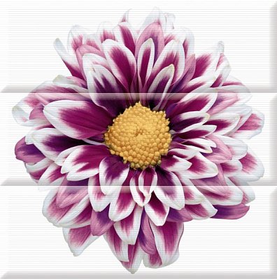 Absolut Keramika Aure Flowers Composicion Панно 45х45 см