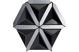 Tubadzin Lucid Black Черная Глянцевая Ректифицированная Мозаика 31,2x35,4 см