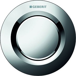 Geberit Тип 01 116.041.21.1 Пневмоклавиша смыва дистанционная, для одинарного смыва, Глянцевый хром