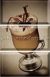Absolut Keramika Coffee 10x30 Capuccino Composicion Панно 30x30 (из 3-х плиток) см