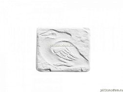 UniStone Птицы 2 Белый Вставка 14,3x14,3x2,5 см