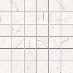 Estima Nolana NL00 White Белая Неполированная Мозаика (5х5) 30х30 см