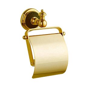 Boheme Palazzo 10151 Держатель для туалетной бумаги с крышкой, золото-керамика