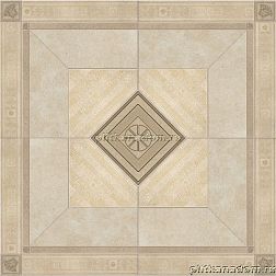 Versace Greek 261174 Rosone Beige-Oro Панно 160x160 (из 4-х плиток) см