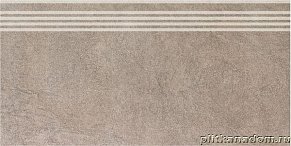 Керама Марацци Королевская дорога Керамогранит обрезной коричневый светлый SG614400R-GR Ступень 30х60 см