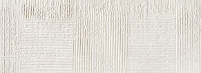 Tubadzin Grunge White Str Белая Матовая Рельефная Настенная плитка 32,8x89,8 см