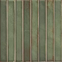 La Platera Raku Emerald Зеленая Матовая Настенная плитка 35x35 см