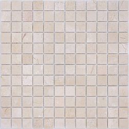 Caramelle Pietrine 4мм Crema Marfil Бежевая Полированная Мозаика 29,8х29,8 (2,3х2,3) см