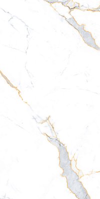 Italica Elana Statuario Gold Carving Белый Матовый Керамогранит 60х120 см