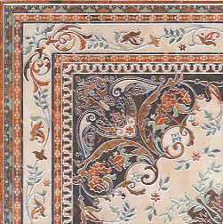Керама Марацци Мраморный дворец HGD-A174-SG1550L Декор ковёр угол лаппатированный 40х40 см