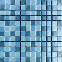MVAPrintMosaic Мозаика стеклянная Микс 25FL-S-088 Зеленый + Голубой 31,5х31,5 см
