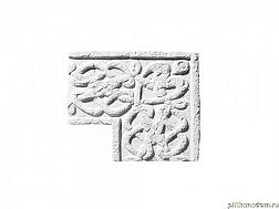 UniStone Орнамент-1 Белый Карниз угловой вертикальный 30,2х30,7x30,6 см