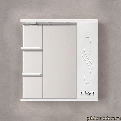 Style line Венеция Зеркальный шкаф 75-C, белый