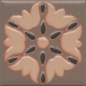 Керама Марацци Анвер 12 Коричневая OS-C178-21052 Глянцевая Вставка 4,85x4,85 см