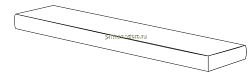 Gardenia Orchidea Just Life Gradone Ang. DX Beige Muschi Ступень угловая правая 4x32x100 см