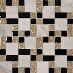 Muare Q-Stones QSG-080-FP-8 Камень+Стекло Мозаика 29,8x29,8 см