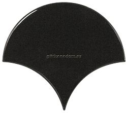 Equipe Scale 21967 Fan Black Настенная плитка 10,6x12 см