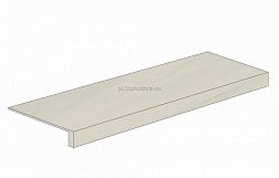 Atlas Concorde Russia Allure Джиойя Серая Лаппатированная Ступень Фронтальная 33x160 см