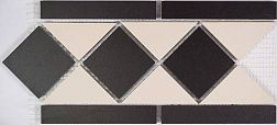 Керамика будущего(CF Systems) Метлахская плитка Биатрис Микс Матовый Бордюр 14,6x27,8