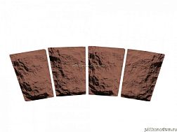 UniStone Трапеция каменная Коричневый Обход для арок 10,6x20,7x4,2 см