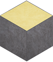 Ametis Spectrum SR06-SR04 Yellow Cube Микс Неполированная Мозаика 25х29 см