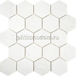 Starmosaic Wild Stone Hexagon VMwP Мрамор Мозаика 30,5х30,5 (6,4х7,4)