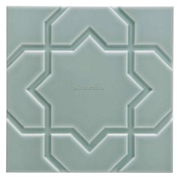 Adex Neri ADNE4149 Liso Star Sea Green Зеленая Глянцевая Настенная плитка 15х15 см