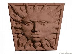 UniStone Солнце Коричневый Замковый камень 23,3x31,8x10 см