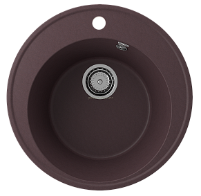 Ulgran Quartz Nora 485-06, трюфель Мойка кухонная 48,5х20