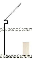 Atlas Concorde Etic Rovere Bianco Battiscopa Sag.DX Плинтус 7,2x30 см
