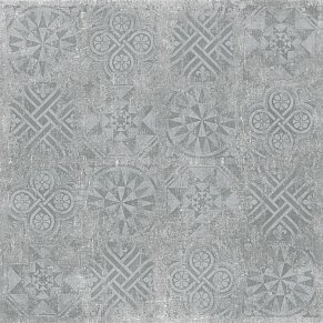 Идальго Граните Стоун Цемент Декор серый Антислип (ASR) Керамогранит 120х59,9 см
