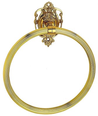 Полотенцедержатель кольцо Art&Max Impero AM-1231-Do-Ant, античное золото