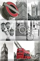 Absolut Keramika Monocolor Composicion London Calling D Декор 15х22,5 см