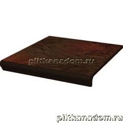 Paradyz Semir Brown Ступень простая с капиносом структурная 30х33х1,1 см