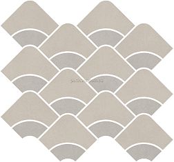 Kerama Marazzi Таделакт KMD2HID007BR Декор наборный бежевый светлый, серый 30x28x0,9 см