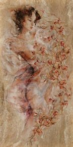 Березакерамика Флоренция Панно коричневый (из 4-х плиток) 25х50