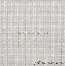 NS-mosaic Crystal series JP-405(M) стекло 30,5х30,5 (мелкая белая) см