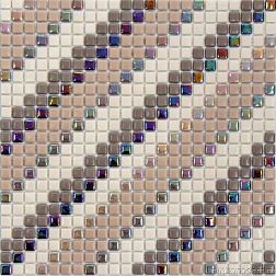 Mosavit Стеклянная мозаика Greek Diagonal Beige 31,6x31,6 см