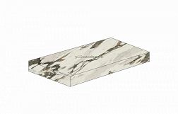 Atlas Concorde Russia Allure Капрайя Белая Матовая Ступень Угловая Левая 33x80 см