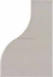 Equipe Curve 28845 Grey Серая Глянцевая Настенная плитка 8,3x12 см
