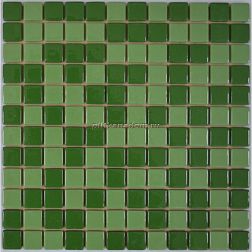 MVAPrintMosaic Мозаика стеклянная Микс 25FL-S-073 Зеленый 31,5х31,5 см