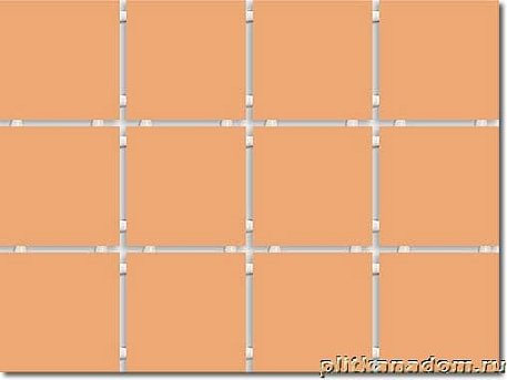 Керама Марацци Суши оранжевый, полотно Настенная плитка 30х40