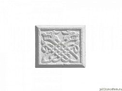 UniStone Изразец 3 Белый Вставка 29,5х29,5x4 см