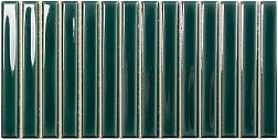 Wow Sweet Bars Royal Green Зеленая Глянцевая Настенная плитка 12,5x25