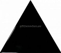 Equipe Scale Trangolo 23821 Black Настенная плитка 10,8х12,4 см