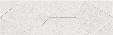 Oset Senses White Decor Настенная плитка 31,5x99 см