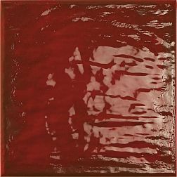 Prissmacer Rain Bordeaux Красный Глянцевый Керамогранит 22,3х22,3 см