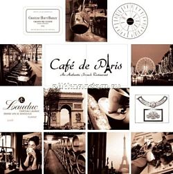 Фотоплитка Paris Sepia Декор 10х10 (15 шт.) см