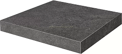 Kerama Marazzi Портленд KM8080G0061RGCA Антрацит Ступень угловая клееная 33x33 см